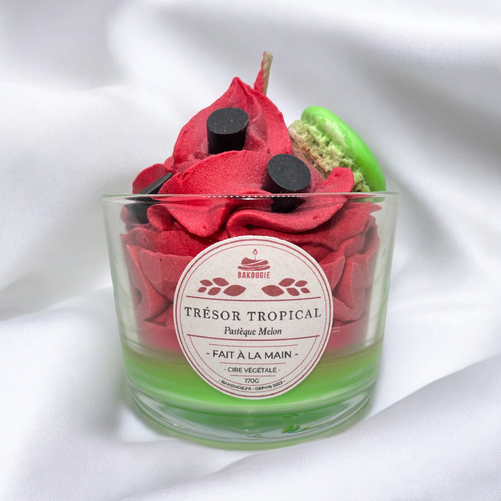 Bougie pastèque melon | Trésor tropical