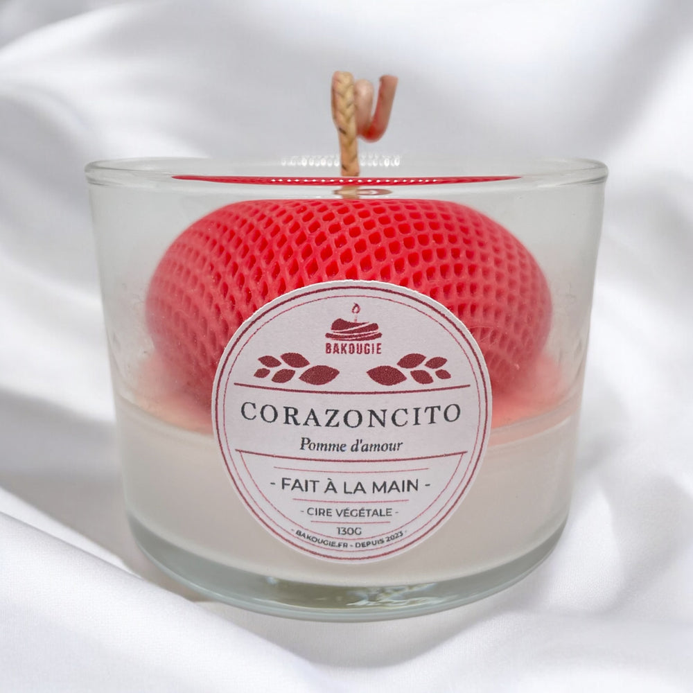 Bougie pomme d’amour | Corazoncito