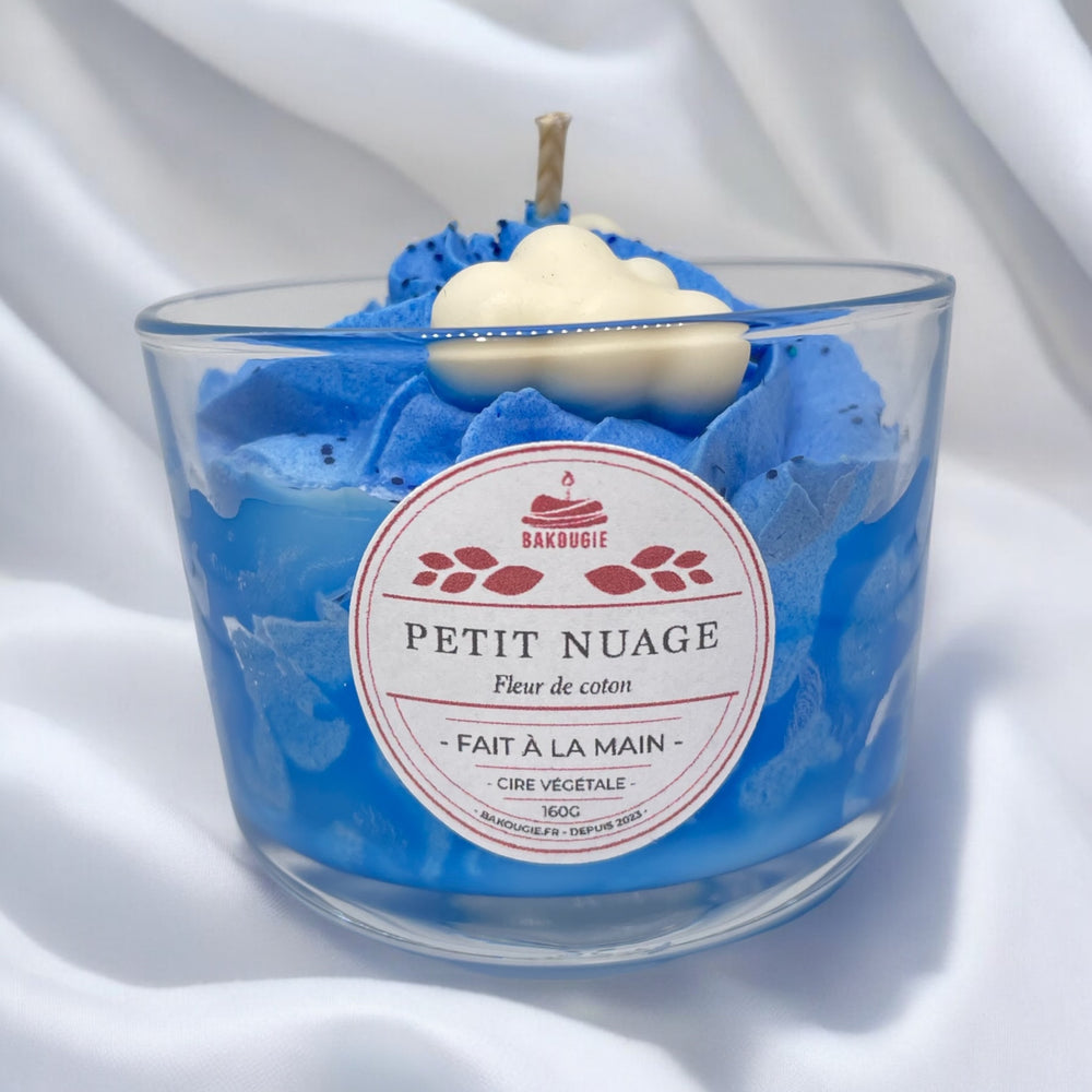 Bougie fleur de coton | Petit nuage