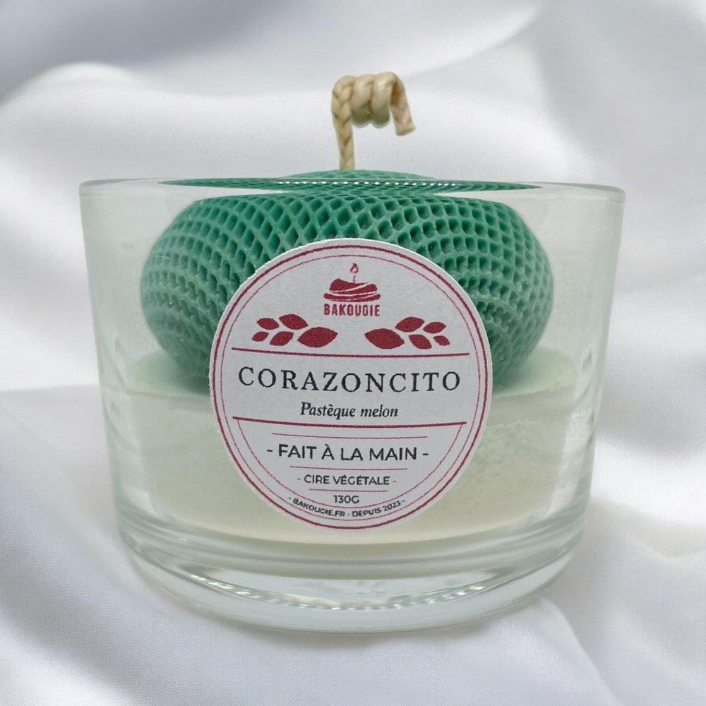 Bougie pastèque melon | Corazoncito