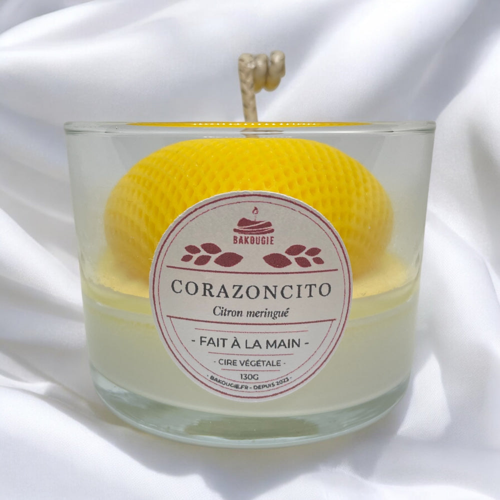 Bougie citron meringué | Corazoncito