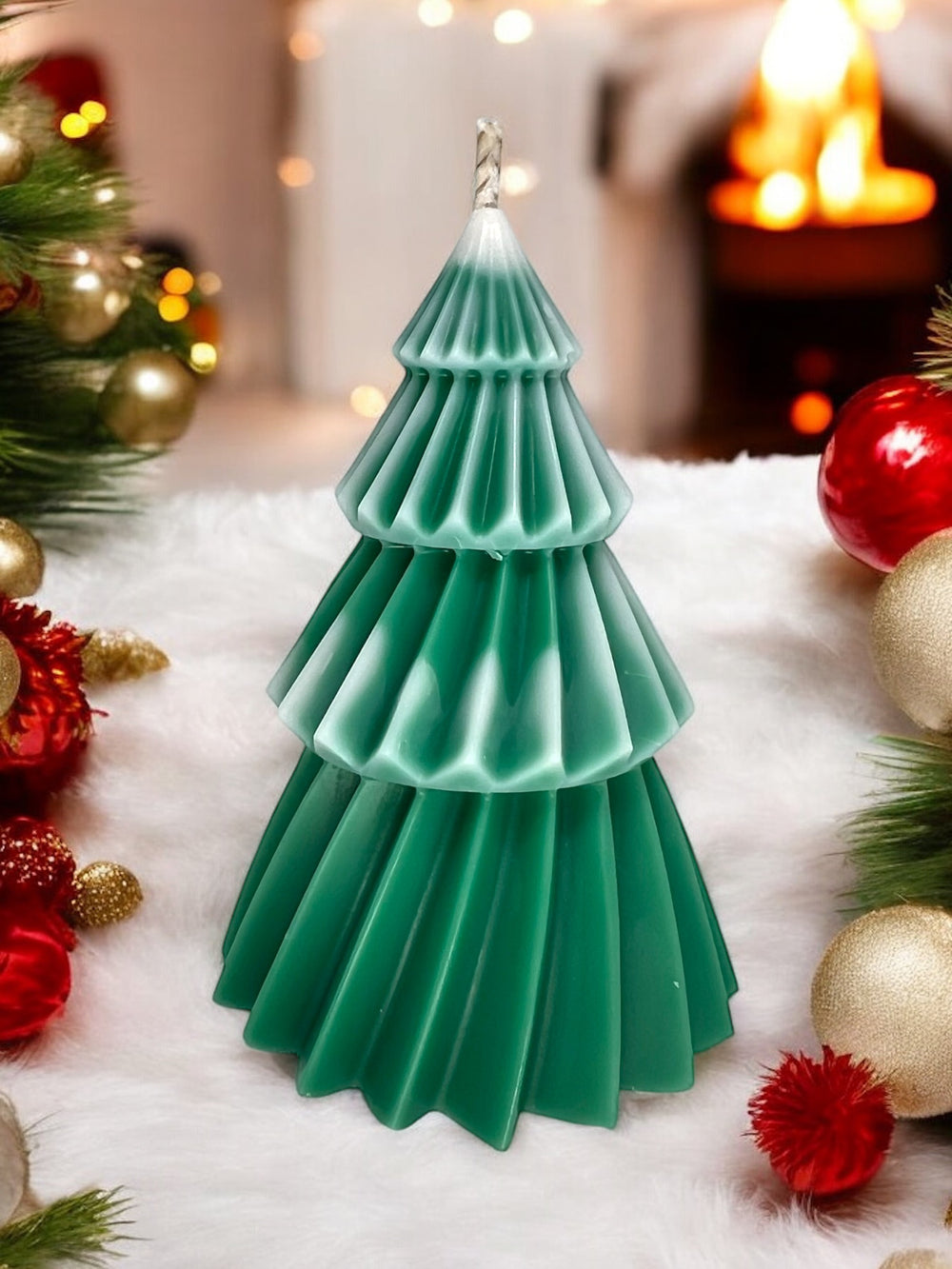 Bougie parfum sapin de noël