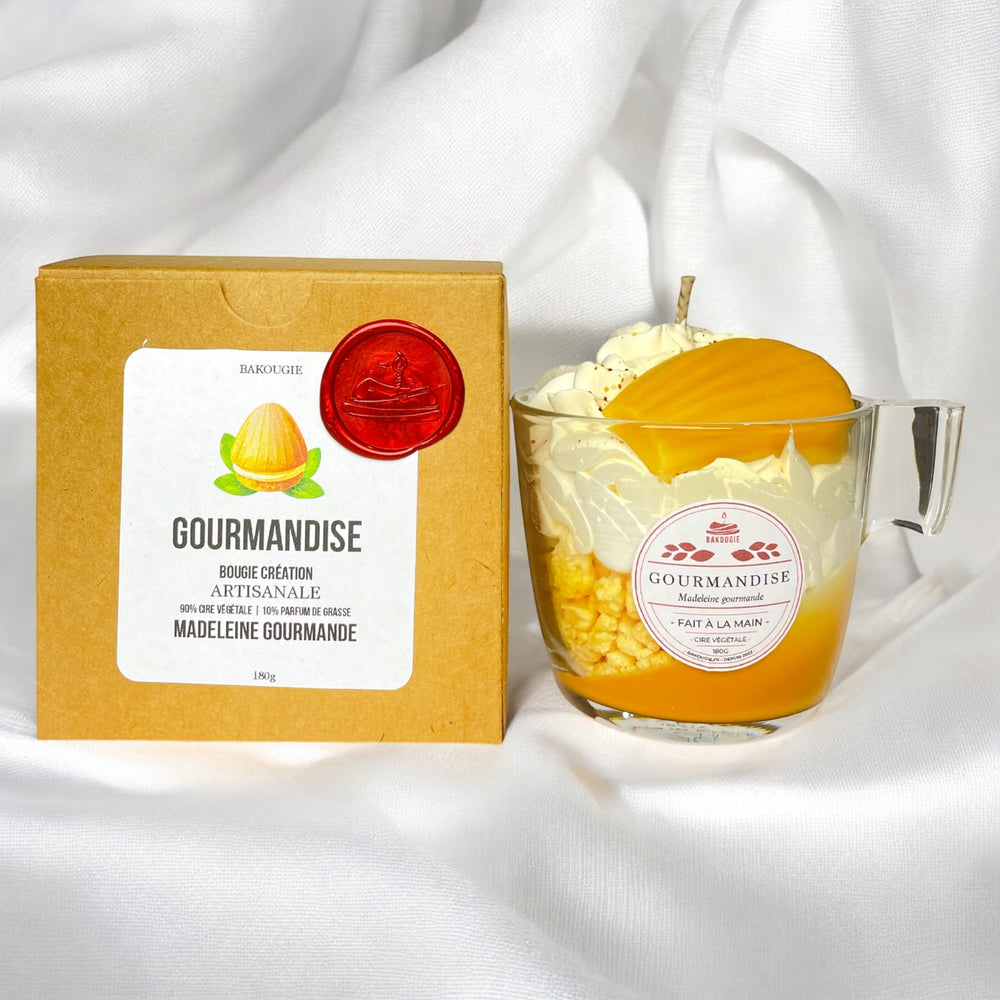 Bougie madeleine gourmande | Gourmandise